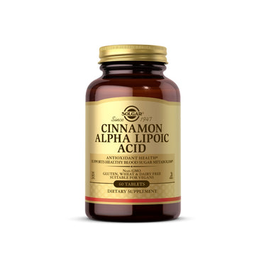 Solgar Cinnamon Alpha Lipoic Acid 60 tablets.